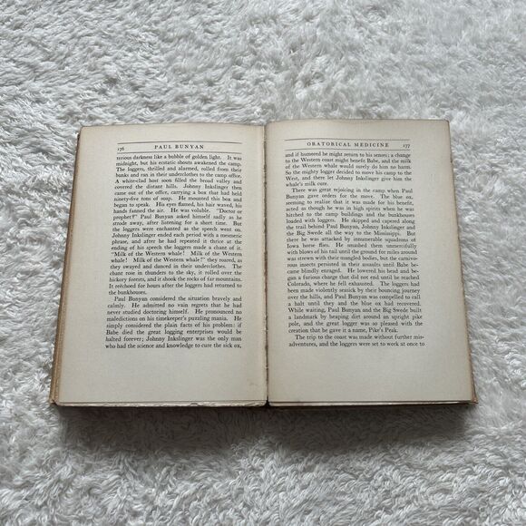 Paul Bunyan - James Stevens 1925 2nd Printing Alfred Knopf Woodcuts Allen Lewis - Picture 6 of 13